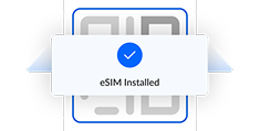 Install eSIM step